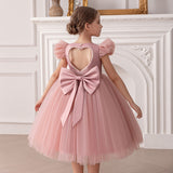 2-8T Kid Baby Girl Flying Sleeve Princess Birthday Party Performance Dress