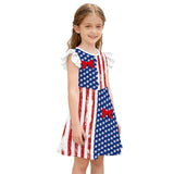 Kid Baby Girl Independence Day Digital Printing Dresses
