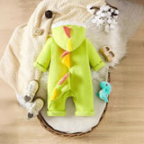 Baby Autumn Cute Dinosaur Spine Tail Jumpsuit Rompers