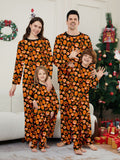 Halloween Parent-child Pajama Pumpkin Funny Devil Print Loungewear