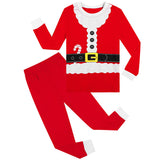 2-12T Kid Halloween Boys Glow Skeleton Pajamas 2 Pcs Set