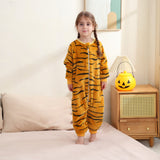 6M-6T Kid Baby Girl Flannel Sleeping Bag Cartoon Kick-proof One-piece Pajamas