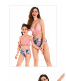 Parent-child Swimsuit Family Wear New Bikini Beach Pants Elastic Waist Swimsuit