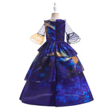 Kid Baby Girl Magic Full House Gauze Spot Holiday Dresses