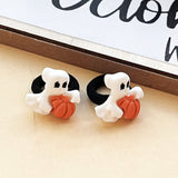 Cute Halloween Pumpkin Ghost Kids Hair Band Rubber Band Girl Headrope Headgear Set