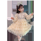 Kid Baby Princess Autumn Long Sleeve Dresses