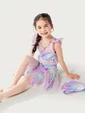Kid Baby Girls Mermaid Swimsuit Cute Fishtail Performance Swimwear