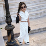 Kid Baby Girl Summer Suit Casual Fashion 2 Pcs Set
