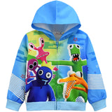 Kid Boy Zipper Hooded Banban Garden Coat Jacket