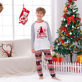 Family Matching Parent-child Loungewear Christmas Plaid Printed Pajamas