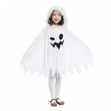 3-10Y Halloween Kid Girl Pixie Hooded Cape Masquerade Ball Cosplay Costume