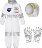 Kid Boy Girl Halloween Cosplay Costumes Astronaut Holiday Party Suits 4 Pcs Set