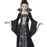 2026 New Halloween Children's Costumes Witch Costumes Medieval Retro