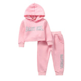 Infant Baby Girls Letter Casual Fashion Sports 2 Pcs Sets
