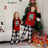 Family Matching Parent-child Christmas Snow Mountain Loungewear Pajamas