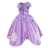 Kid Girl Princess Sophia Halloween Dresses