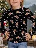 New Girls Cute Casual Fashion High Quality Christmas Women's Long Sleeves