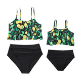 Parent-child Swimsuit New Printed Split Bikini Mother and Daughter Swimsuit