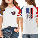 Kid Boy Girl USA Independence Day 250th Anniversary Loose Casual T-shirt Top