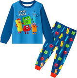 Kid Baby Boy Girl Spring Autumn Pajamas Rainbow Friends Casual Homewear