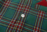 6M-3Y Baby Boy Formal Suit Long Sleeve Plaid Overalls Suit 4 Pcs Set
