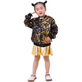 1-14T Kid Baby Girls Sequined Trendy Fashion Coats Jackets