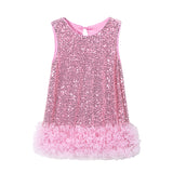 Kid Baby Girls Sequined Tank Princess Dress