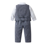 Baby Boy British Gentleman 3 Pcs Set