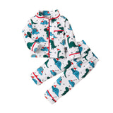 Kid Baby Boy Autumn Winter Long Sleeved Home Pajamas Set