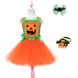 Halloween Children's Costume New Girls Princess Dress Cosplay Pumpkin Masquerade