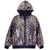 1-12T Kid Baby Boy Girl Fashion Flip Sequins Design Halloween Party Coats Jacket