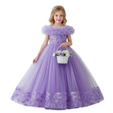 New Children's Dress Princess Dress Birthday Dress Small Host Performance