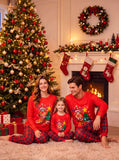 Family Matching Parent-child Christmas New Year Pajamas Loungewear