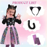 2-10T Kid Girl Witch Cute Pussy Halloween Dresses