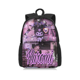 Kid School Students Girl Kuromi Cute Backpack Large Capacity Bags