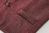 6M-5T Kid Baby Boy Performance Red Plaid Formal Christmas Suit 4 Pcs Set