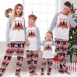 Family Matching Parent-child Loungewear Christmas Plaid Printed Pajamas