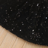 1-6T Kid Baby Girls Foreign Sequins Love Knitted Suit 2 Pcs Set