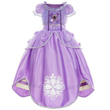 Kid Girl Princess Sophia Halloween Dresses