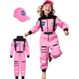 3-8T Kid Boy Girl Spacesuits Astronauts Pilots Performing Halloween Space Costumes