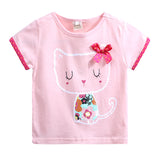 Kid Baby Boy Summer Knitted Bottoming T-Shirts