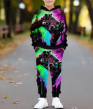 Children's Clothing Boys' Autumn Hooded Suit New Versatile and Handsome Two-piece Set