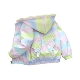 Children's Clothing Girls' Coat Children's Baby Girl Foreign Style Little Girl Short Hooded Trench Coat