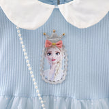 Kid Princess Elsa Autumn Ice and Snow Romance Dress