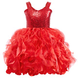 3-10T Kid Girl Rainbow Mesh Princess Halloween Ballet Dresses