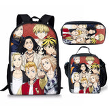 Tokyo Avengers 3pcs Set Backpack Schoolbag