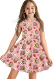 Independence Day 250th Anniversary Flag Print Girl Vest Dress