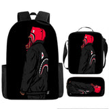 Kid Boy Girl Shark Cartoon Backpack School Bag