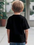 Kids Vintage American 250th Anniversary July 4th Crew Neck Short Sleeve T-shirt