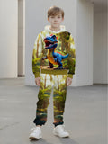 Children's Hooded Sweater Set Children's Casual Set